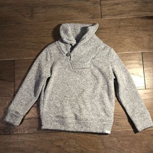 Gap Kids Long sleeve cow neck sweater 4T Gray